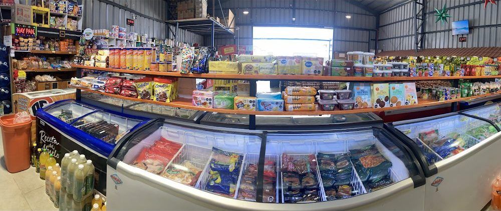 Congeladores con productos congelados